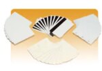 Zebra white PVC 30mil cards (500 per box)