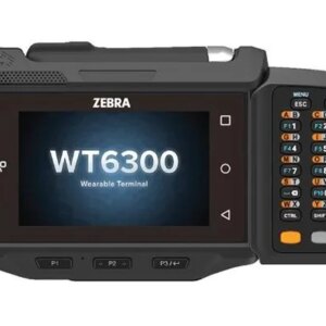 WT6300 Wearable Terminal; Touch Display; Keypad; Standard Battery (3350mAh); 3GB RAM/32GB Flash; Android 10 GMS; English; Rest o