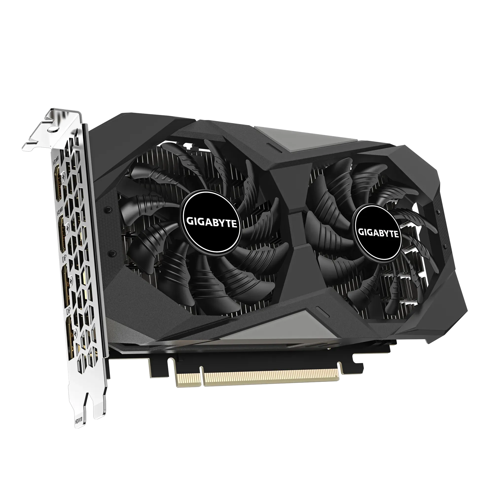 GIGABYTE nVidia GeForce RTX 3050 Windfore OC - 6GB GDDR6; 96-Bit Memory Bus; PCI Express 4.0; 2x HDMI; 2x DisplayPort.