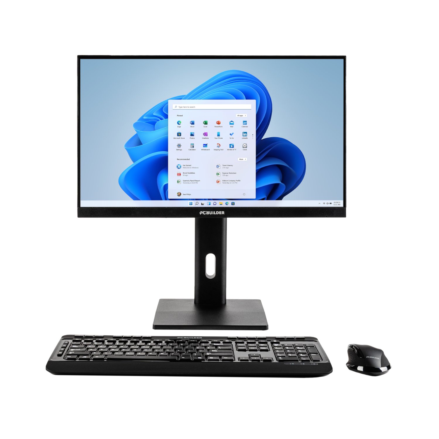 PCBuilder FUSION 24″ Intel Celeron G6900 Windows 11 AiO Desktop PC