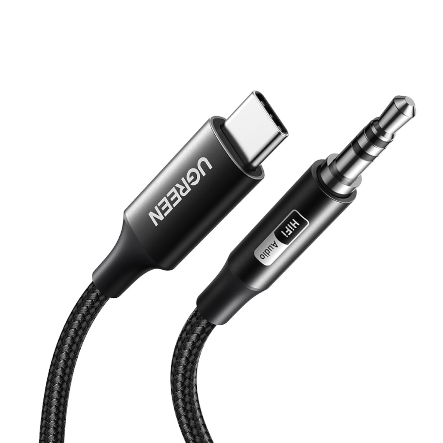 UGreen USB Type-C to 3.5mm AUX Audio Cable 2M - Black