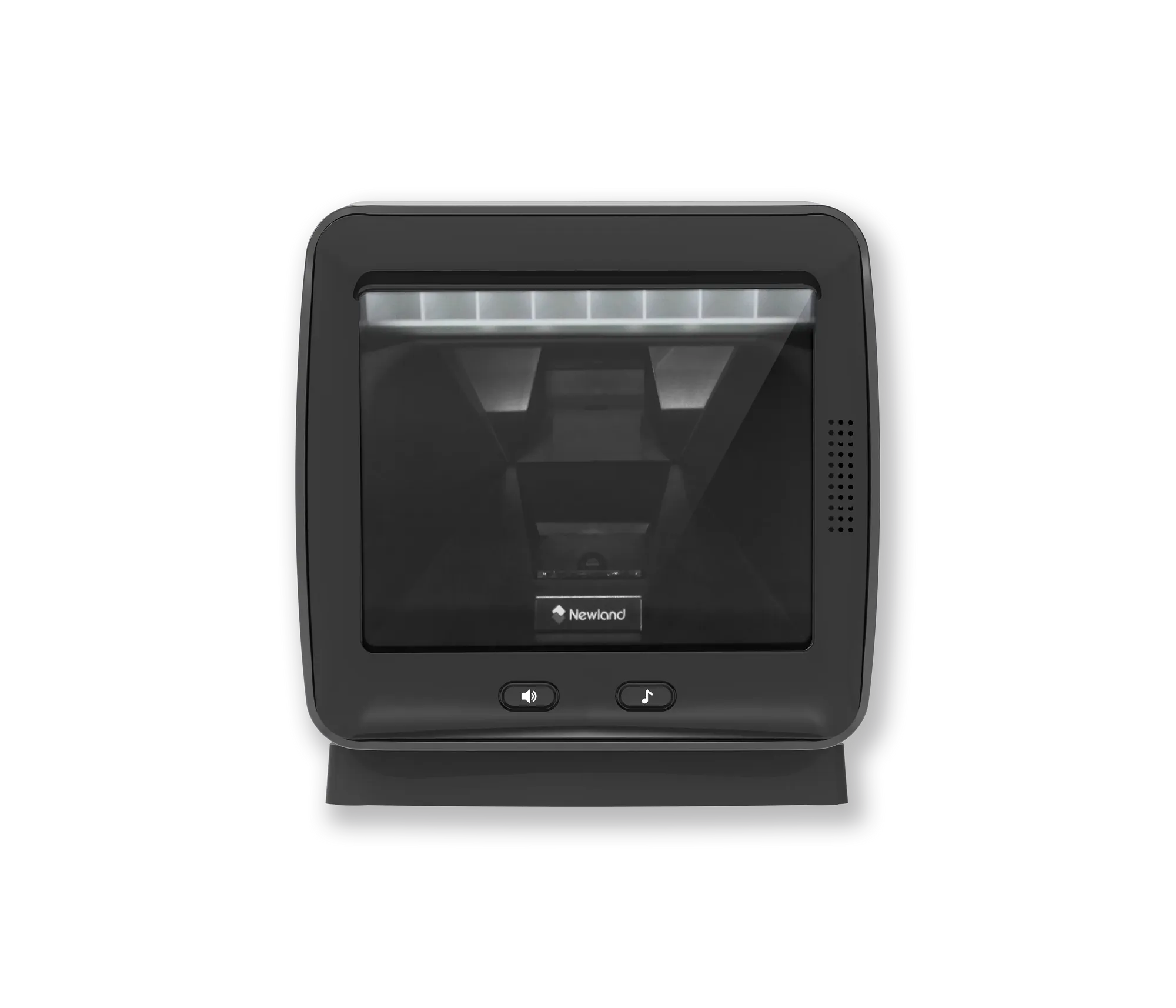 Newland demo - Newland-FR80 Salmon 2D CMOS Mega Pixel Large window vertical desktop scanner with ''L'' mounting bracket; 3 mtr U