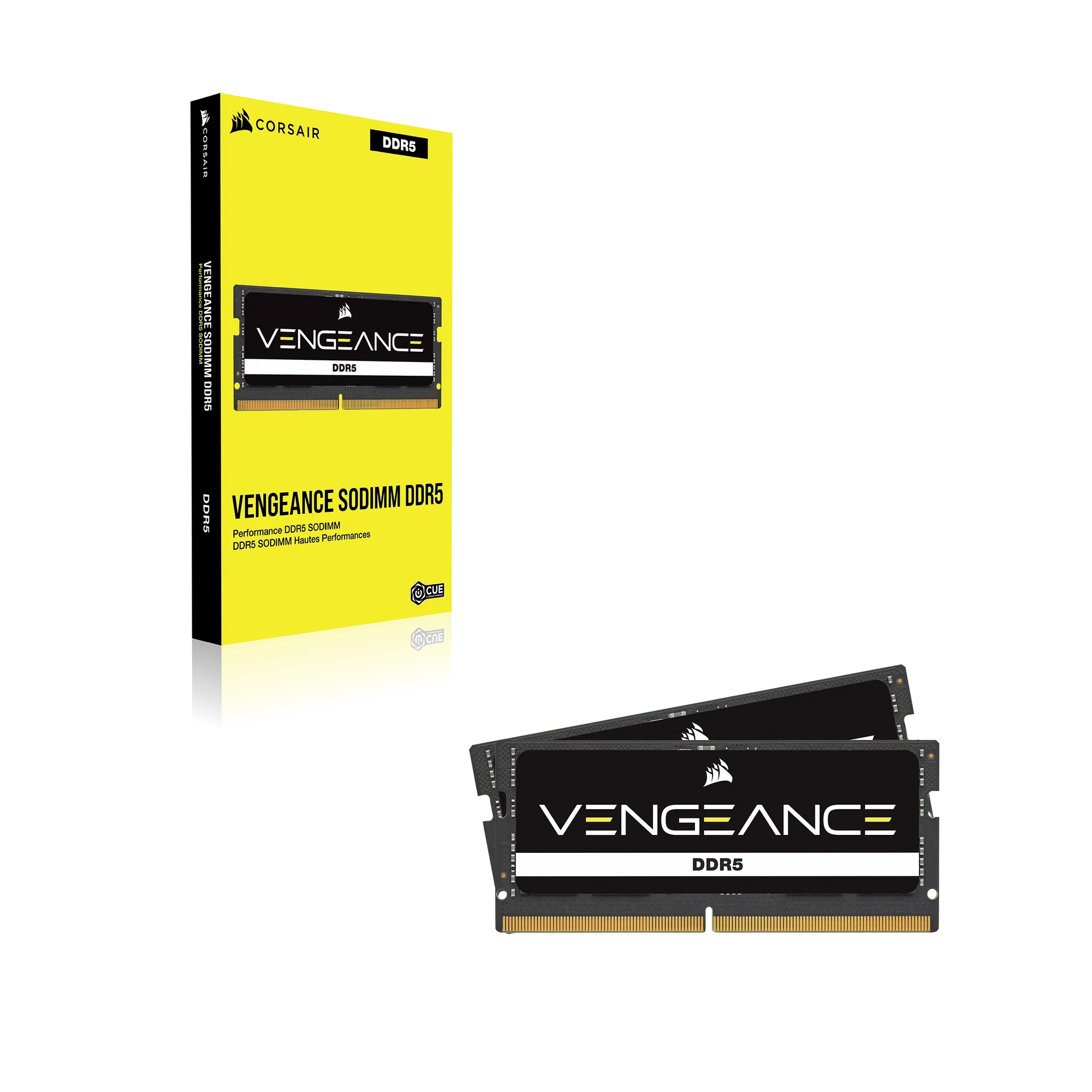 Corsair Vengeance® Series 16GB (1x16GB) DDR5 SODIMM 5600 CL48-48-48-90 1.1V