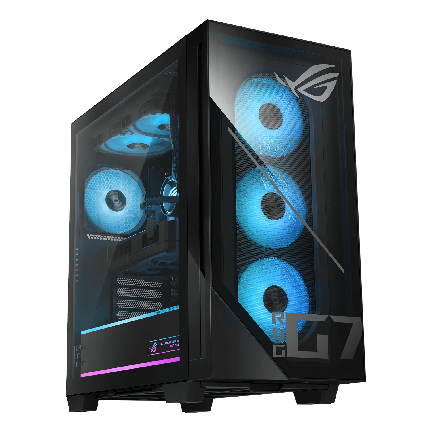 ASUS ROG Strix R9-9800X DDR5 16GB 2TB M.2 W11H AMD RX 9060 XT Gaming Desktop
